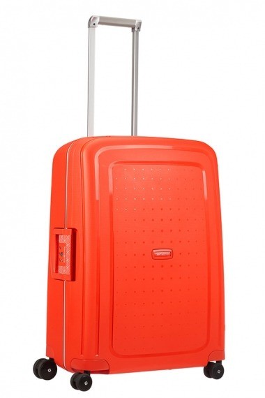 Samsonite S'CURE Spinner 55cm-Fluo Red Capri