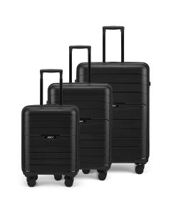 Airbox AZ13 3-set Resväskor 75/65/55cm L/M/S - Black