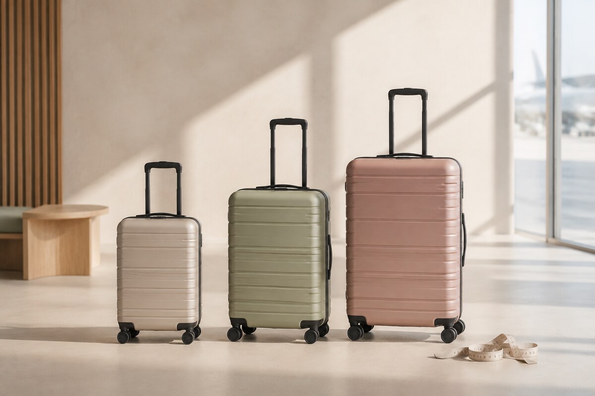 Guide til den rigtige størrelse på håndbagage og kabinekuffert