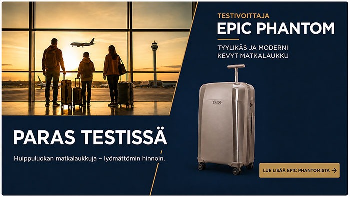 Tutustu suosittuihin matkalaukkusarjoihin